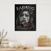 Fading - Gothic Streetwear Design Poster (Küche)
