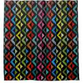 Fading Half Diamonds Duschvorhang (Vorderseite)