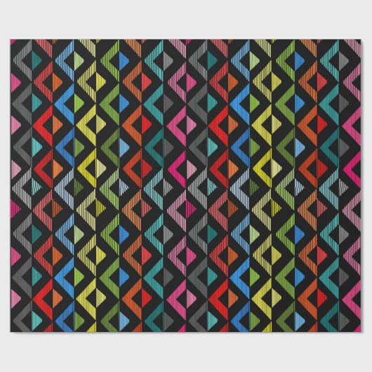 Fading Half Diamonds Geschenkpapier (Flach)