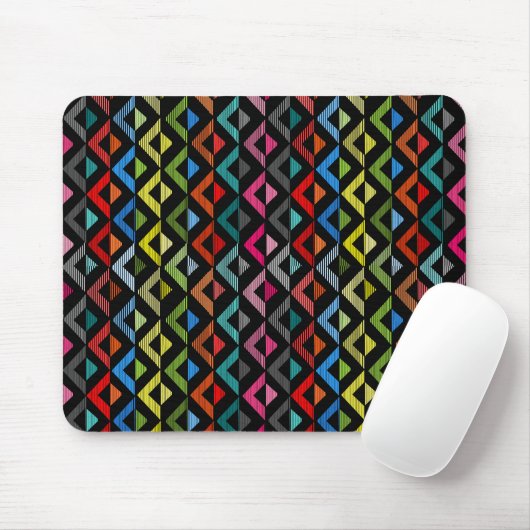 Fading Half Diamonds Mousepad (Mit Mouse)