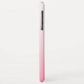 Fading Pinks Ombre Gradation & Your Initials Case-Mate iPhone Hülle (Hinten/Links)