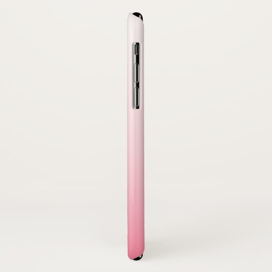 Fading Pinks Ombre Gradation & Your Initials Case-Mate iPhone Hülle (Hinten/Links)