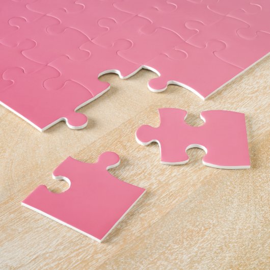 Fading Pinks Ombre Gradation & Your Initials Puzzle (Seite)