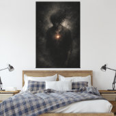 Fading Within – Silent Resistance Canvas Print Leinwanddruck (Insitu (Schlafzimmer))