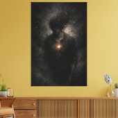 Fading Within – Silent Resistance Canvas Print Leinwanddruck (Insitu (Wohnzimmer))