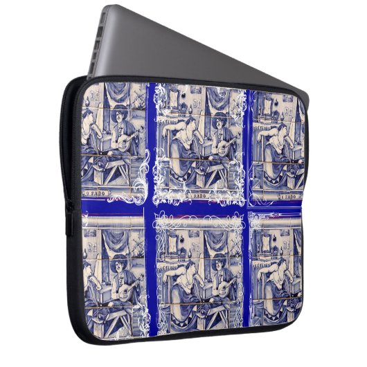 Fado, Portugiesen Laptopschutzhülle (Vorne Rechts)