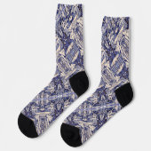 Fado, portugiesische Crew Socks Socken (Linkes Detail)