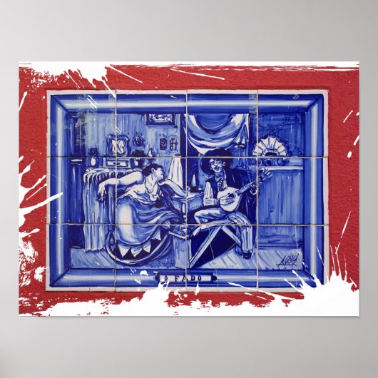 Fado, portugiesische Volkskunst Poster (Vorne)