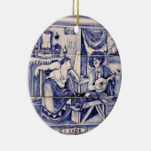 Fado, portugiesische Volksmusik Keramik Ornament (Rechts)