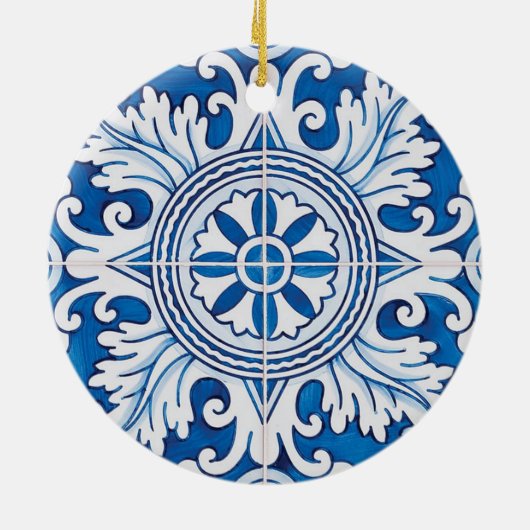 Fado, portugiesische Volksmusik Keramik Ornament (Hinten)