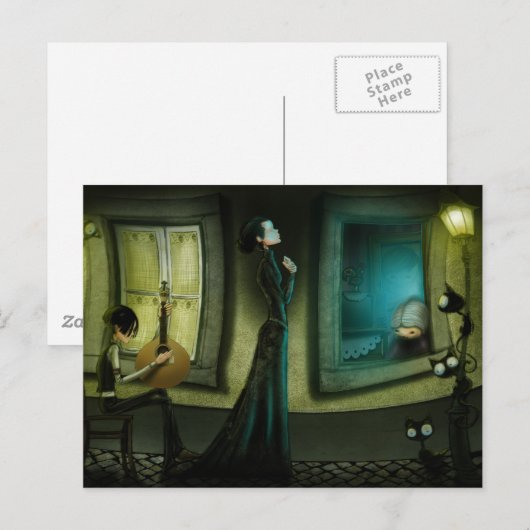 Fado Postkarte (Vorne/Hinten)