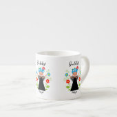 Fado-Sängerin mit portugiesischen Karawanenschiffe Espressotasse (Vorderseite Rechts)