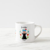 Fado-Sängerin mit portugiesischen Karawanenschiffe Espressotasse (Rechts)