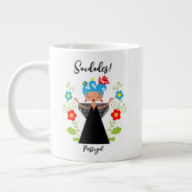 Fado-Sängerin mit portugiesischen Karawanenschiffe