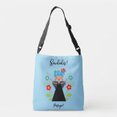 Fado-Sängerin mit portugiesischen Karawanenschiffe Tragetaschen Mit Langen Trägern (Rückseite)