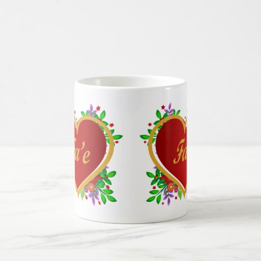 Fa'e - Muttertag - Tonga Kaffeetasse (Mittel)