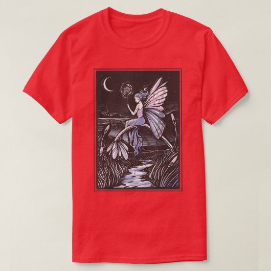 Faecore Fairy Night Fairycore Fantasy Magic Nature T-Shirt (Design vorne)