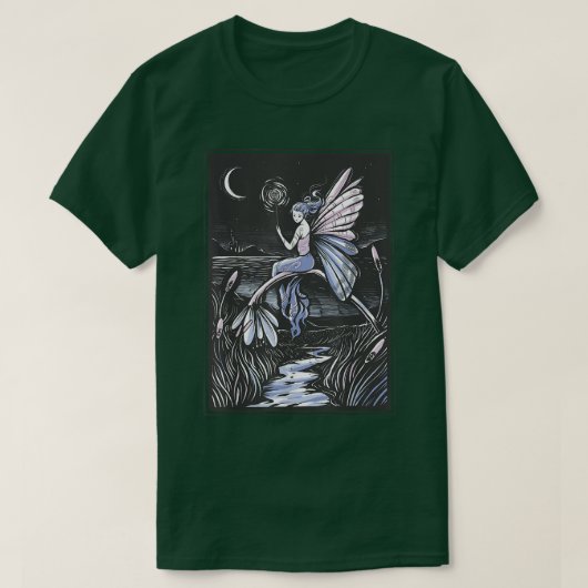 Faecore Fairy Night Fairycore Fantasy Magic Nature T-Shirt (Design vorne)