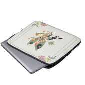 Faecore Graphic Art, Beige Fairy Butterfly Laptopschutzhülle (Vorne Knopf)