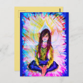 FaeMeditat(F) art postcard Postkarte (Vorne/Hinten)