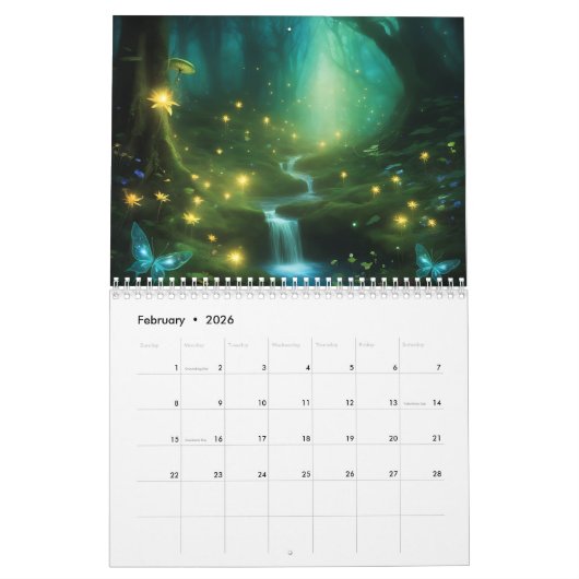 Faeries and their Magical Forest Kalender (Feb 2026)