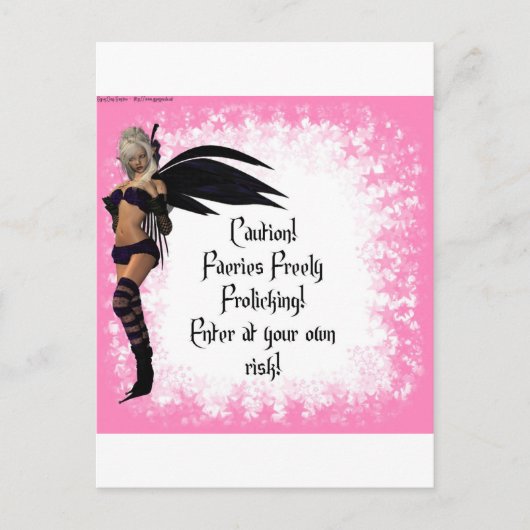 Faeries Freely Frolicking Postkarte (Vorderseite)