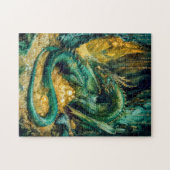 Fafnir bewacht den Nibelungenschatz Puzzle (Horizontal)