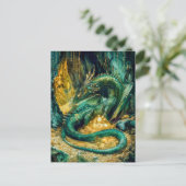 Fafnir Guarding the Nibelung Treasure Feiertagspostkarte (Stehend Vorderseite)