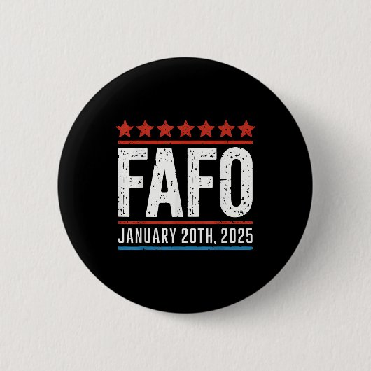 Fafo 20. Januar 2025 Einweihung des US-Präsidenten Button (Vorderseite)