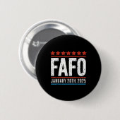 Fafo 20. Januar 2025 Einweihung des US-Präsidenten Button (Vorne & Hinten)