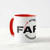 FAFO Actions Have Consequences Tasse (Vorderseite Links)