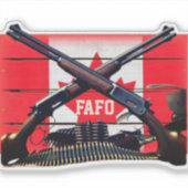 FAFO AUFKLEBER (Vorderseite)