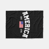 Fafo Camo Flag Fleecedecke (Vorderseite (Horizontal))