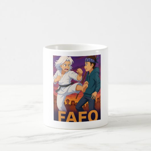 FAFO – Experience Wins Every Time Kaffeetasse (Mittel)