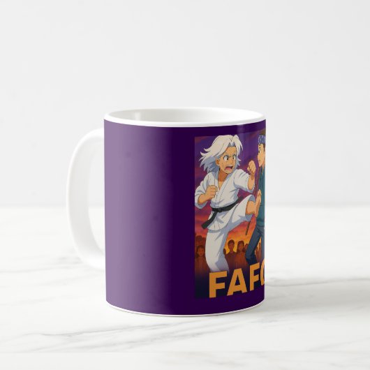 FAFO – Experience Wins Every Time Kaffeetasse (Vorderseite Links)
