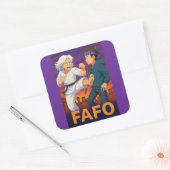 FAFO Fearless Older Woman–Bold Kick Sticker (Umschlag)