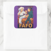 FAFO Fearless Older Woman–Bold Kick Sticker (Tasche)
