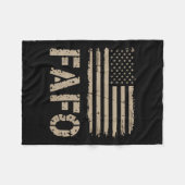 Fafo Flag Fleecedecke (Vorderseite (Horizontal))