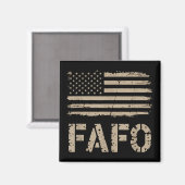 Fafo Flag Magnet (Vorderseite/Rückseite)
