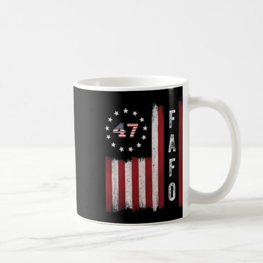 Fafo Flag Trump Funny Kaffeetasse (Rechts)