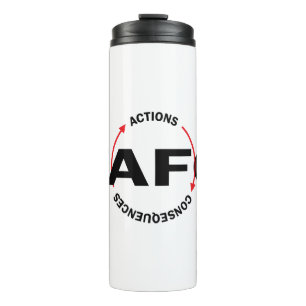 FAFO Handlungen haben Konsequenzen Thermosbecher