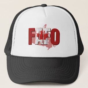 FAFO Kanadische Flagge Truckerkappe