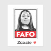FAFO: Letitia James Aufkleber (Blatt)
