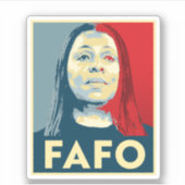 FAFO: Letitia James Aufkleber (Vorderseite)
