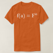 FAFO Math Equation Funny FAFO Meme T-Shirt (Design vorne)