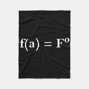 Fafo Math Equation Funny Novelty Math Teacher Nerd Fleecedecke