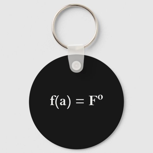 Fafo Math Equation Funny Novelty Math Teacher Nerd Schlüsselanhänger (Vorderseite)