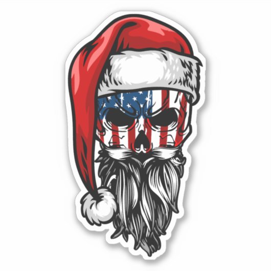 FAFO Santa Custom-Cut Vinyl Sticker (Vorderseite)