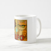 FAFO – Small Cat, Big Attitude Kaffeetasse (VorderseiteRechts)