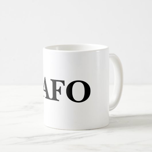 FAFO-Tasse Kaffeetasse (VorderseiteRechts)